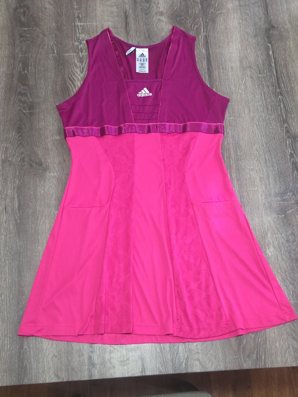 adidas Ana Ivanovic Climacool Magenta Pink Purple Sleeveless Tennis Dress Large